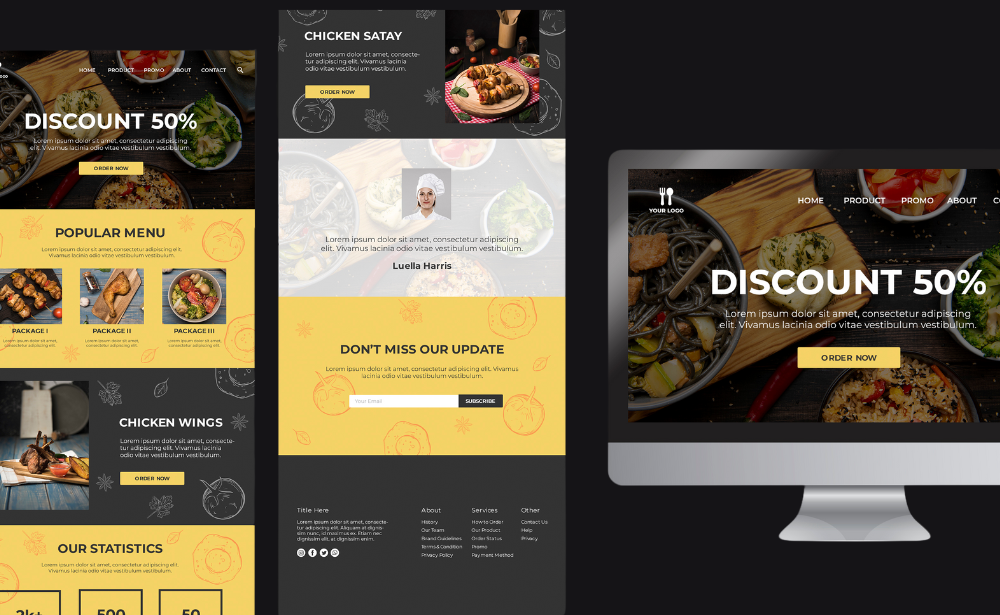 landing page
